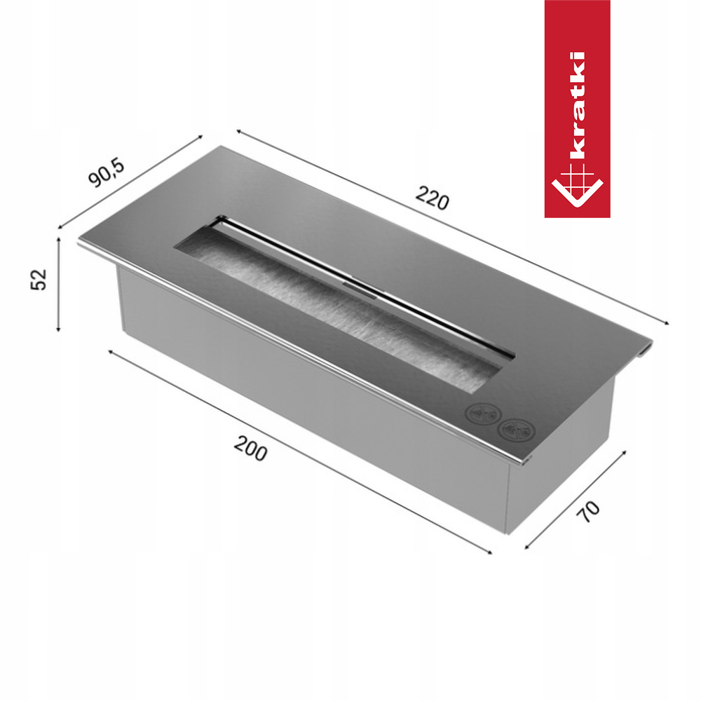 Bio-cheminée sur pied Tabletop noir (certifiée TÜV) — photo 4