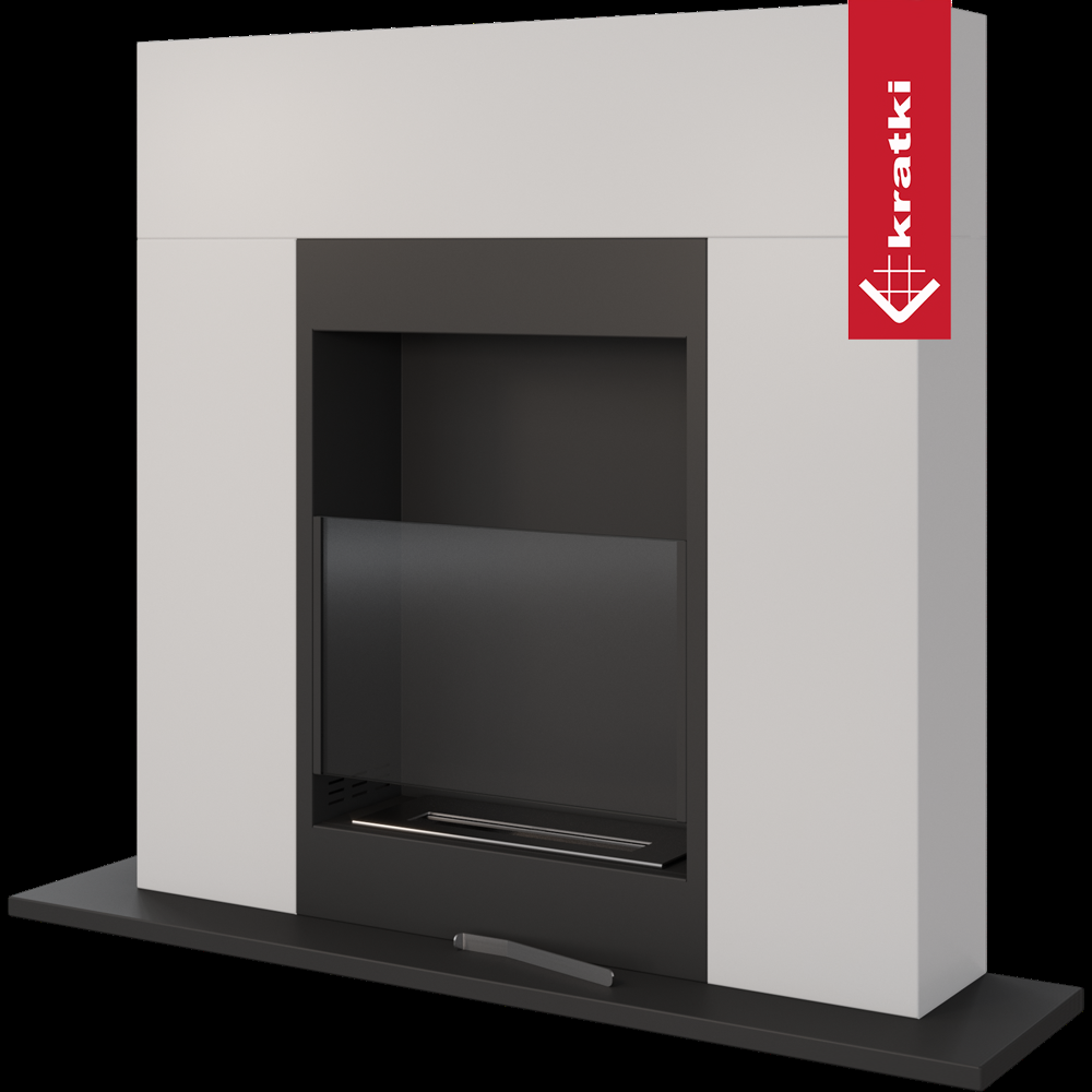 Bio-cheminée sur pied Freestanding blanc (certifiée TÜV) — photo 3