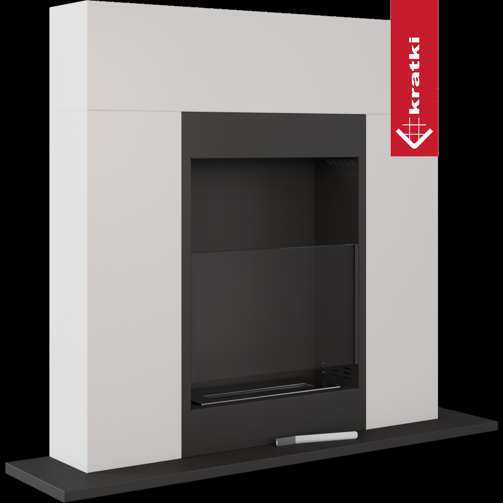 Bio-cheminée sur pied Freestanding blanc (certifiée TÜV) — photo 5