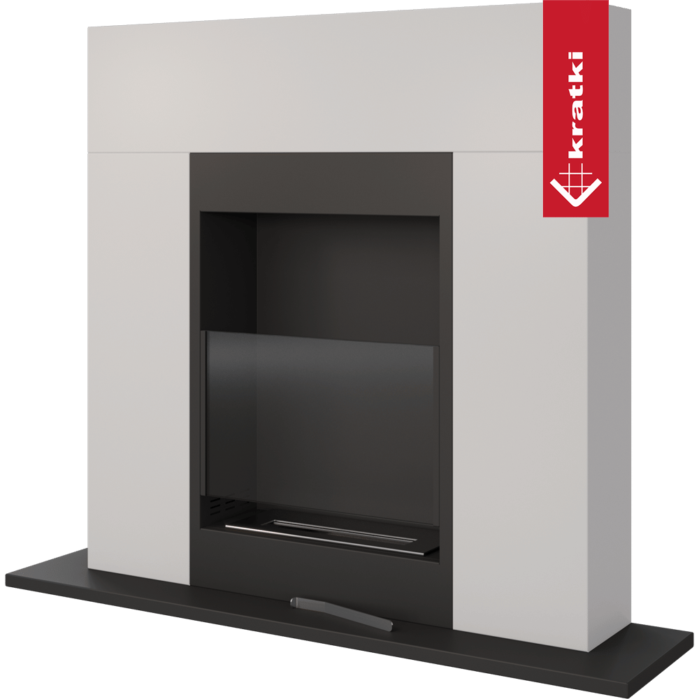 Bio-cheminée à encastrer Freestanding blanc (certifiée TÜV) — photo 4