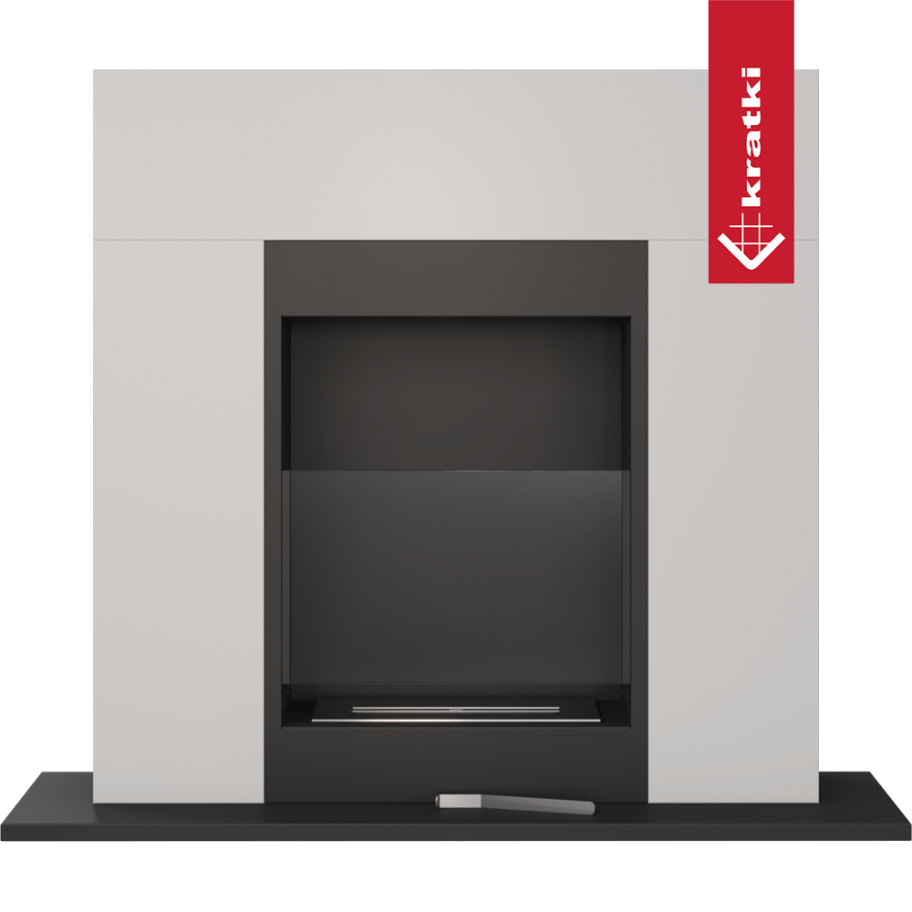 Bio-cheminée à encastrer Freestanding blanc (certifiée TÜV) — photo 5