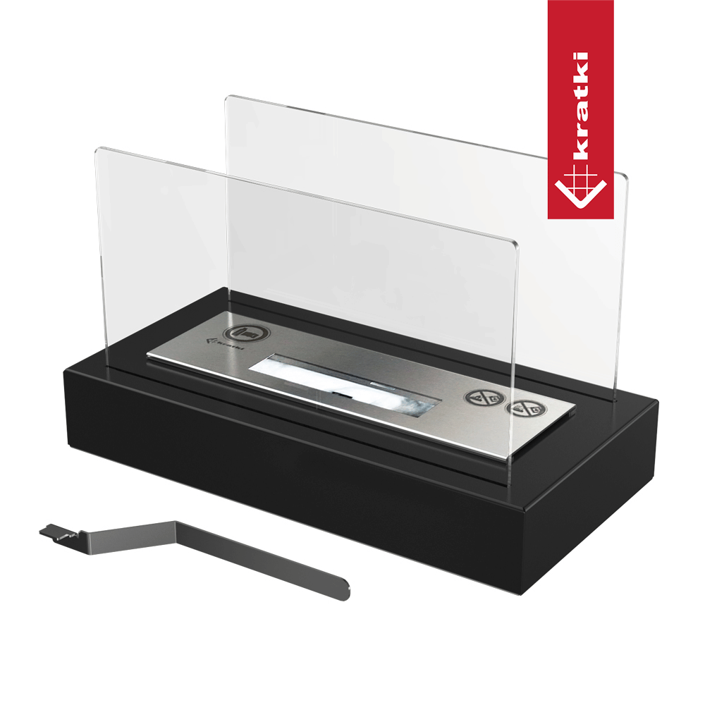 Bio-cheminée sur pied Tabletop (certifiée TÜV, kit complet) — photo 4
