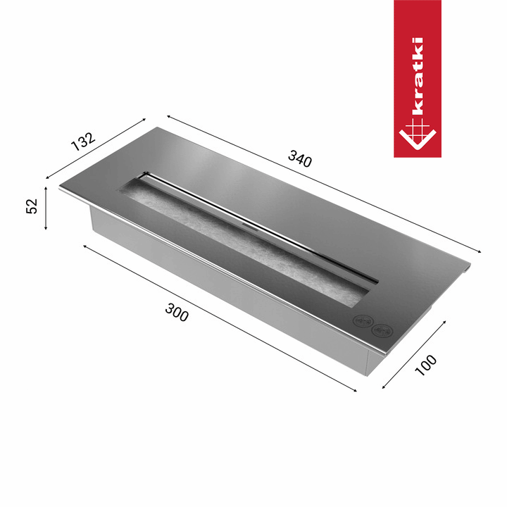 Bio-cheminée sur pied Tabletop blanc (certifiée TÜV) — photo 2