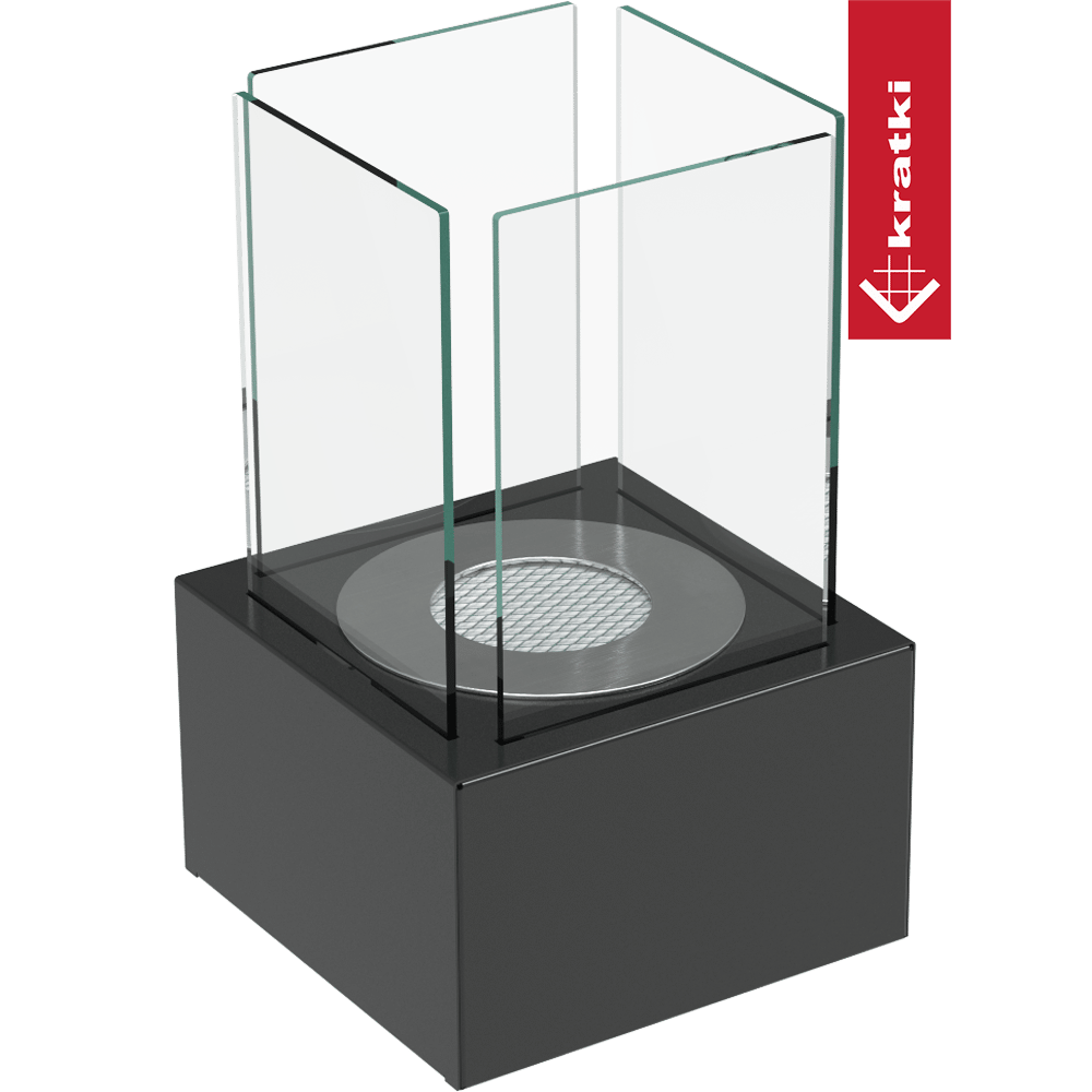 Bio-cheminée sur pied Tabletop noir (kit complet) — photo 3