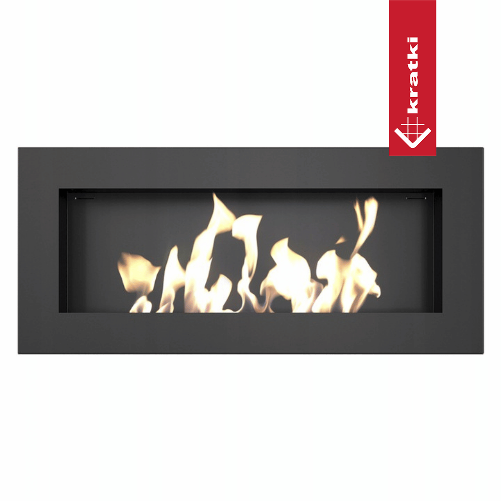 Bio-cheminée suspendue Wall noir (certifiée TÜV)