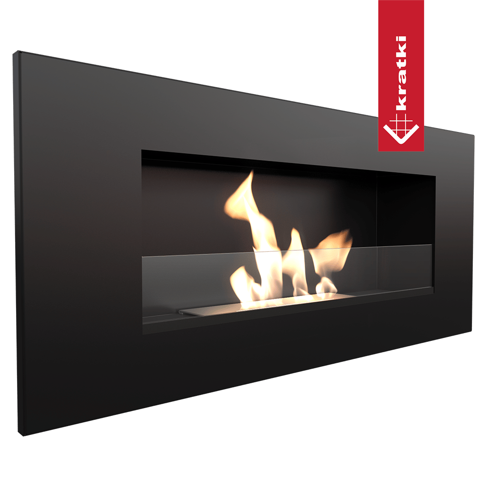 Bio-cheminée suspendue Wall noir (certifiée TÜV) — photo 4