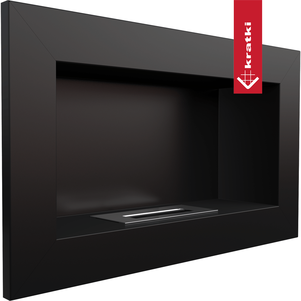 Bio-cheminée suspendue Wall noir (certifiée TÜV) — photo 4