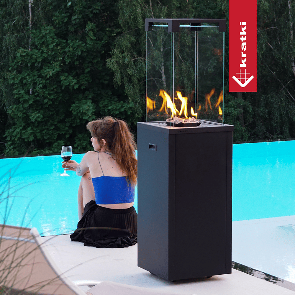 Chauffage de terrasse au gaz Light