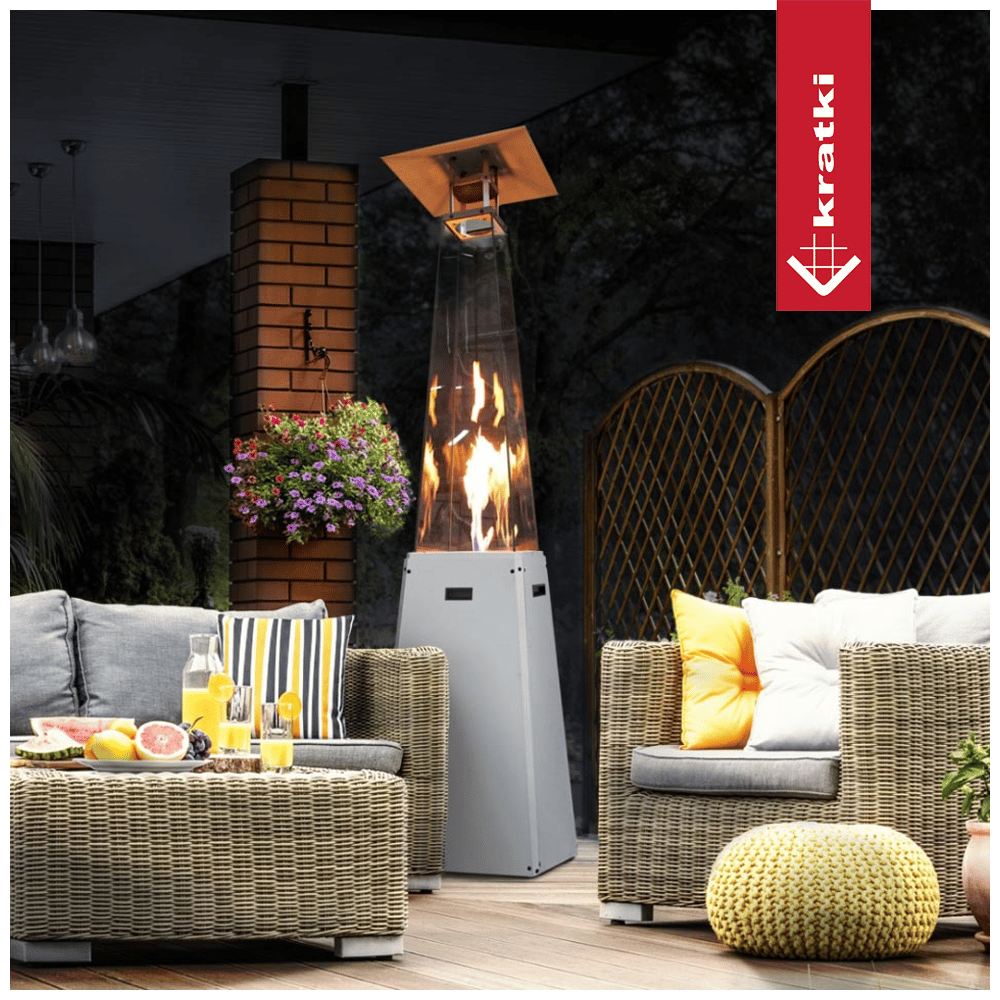 Parasol chauffant au gaz Outdoor noir (kit complet) — photo 3