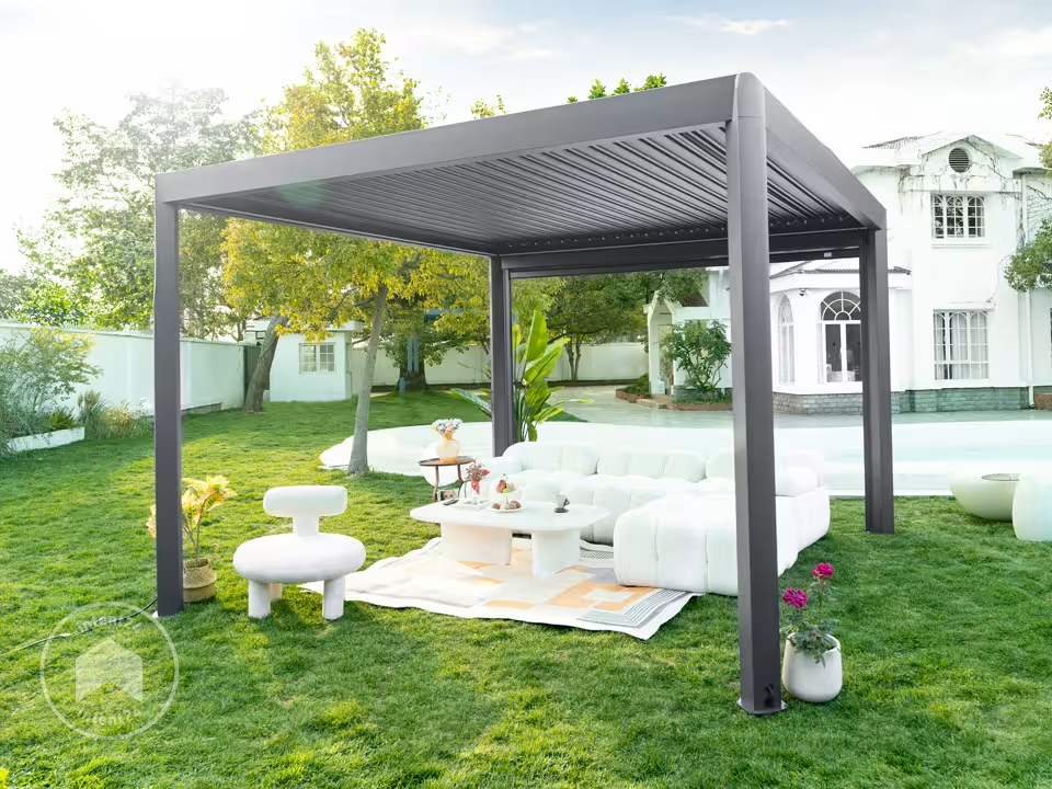 Pergola Bioclimatique 3,5x3 m Luma Premium (Anthracite RAL 7016) — photo 2