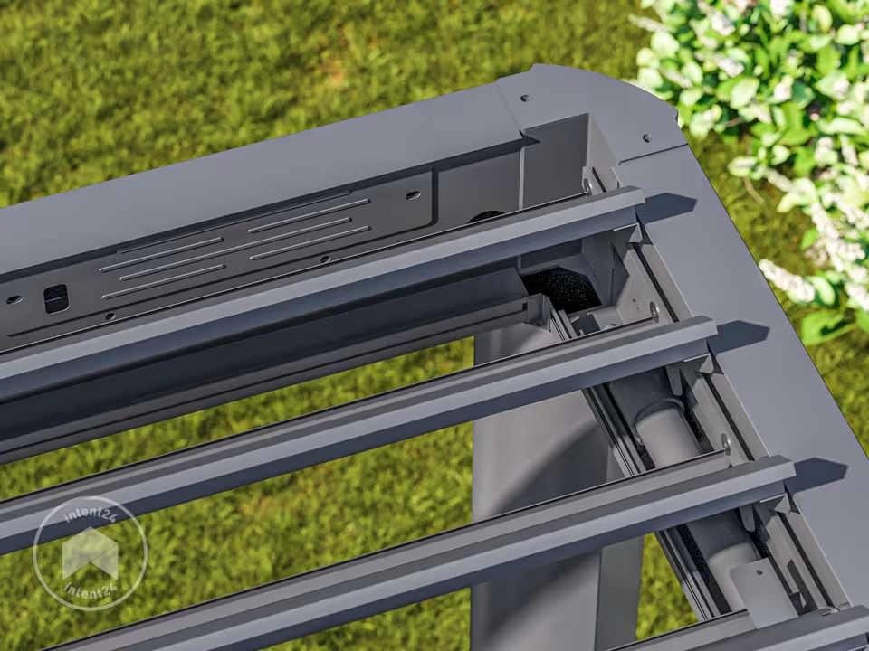 Pergola Bioclimatique 3,5x3 m Luma Premium (Anthracite RAL 7016) — photo 5