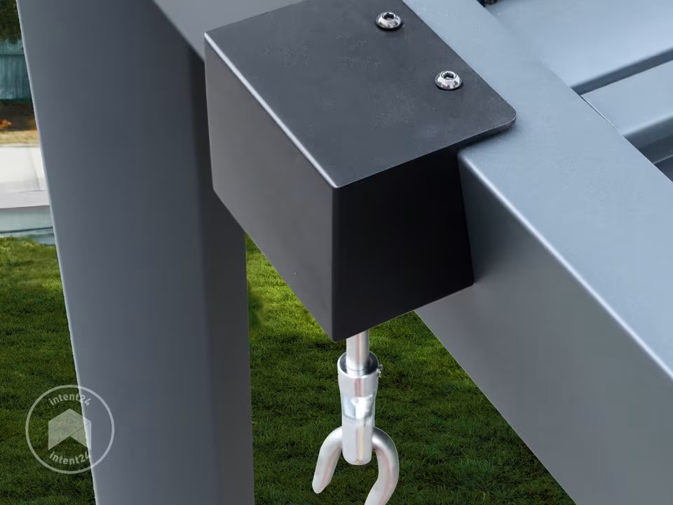 Pergola Bioclimatique 3,5x3 m Luma Premium (Anthracite RAL 7016) — photo 8