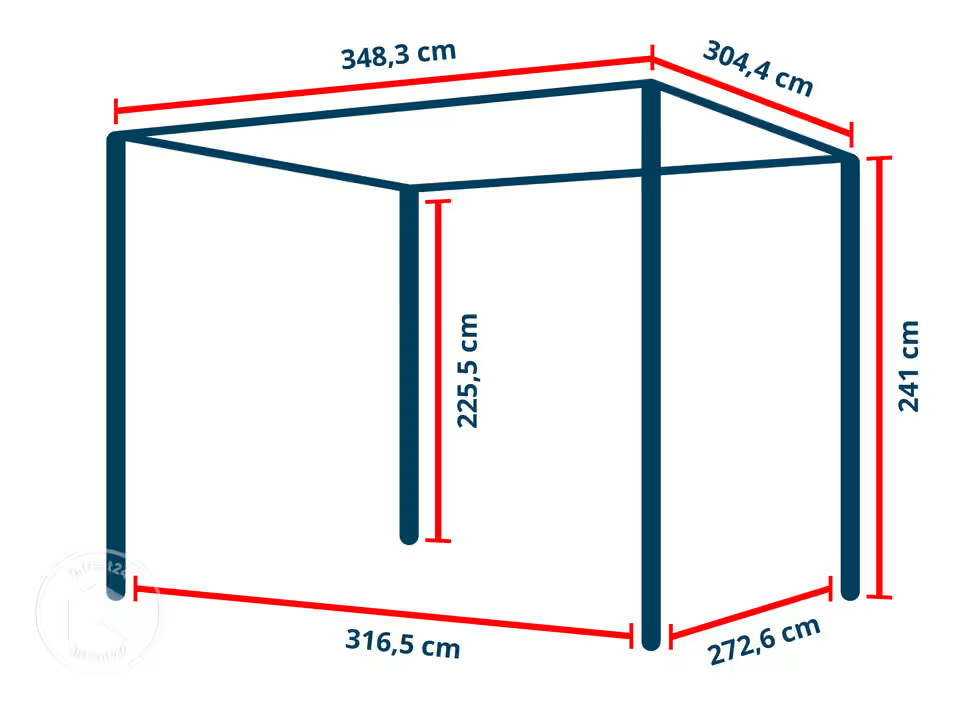 Pergola Bioclimatique 3,5x3 m Luma Premium (Anthracite RAL 7016) — photo 9