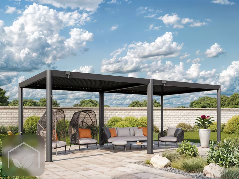Pergola Bioclimatique 3,5x7 m Luma Premium (Anthracite RAL 7016)