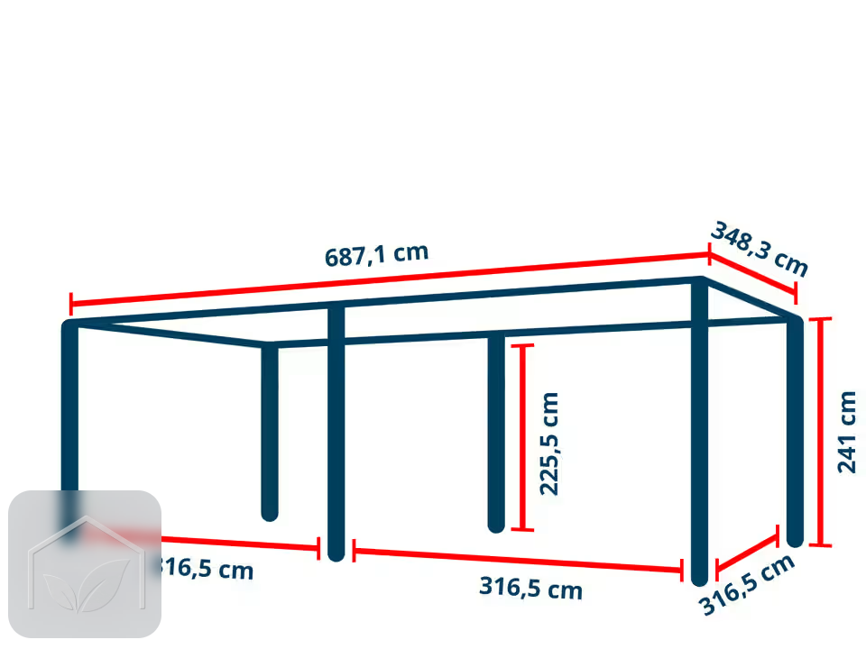 Pergola Bioclimatique 3,5x7 m Luma Premium (Anthracite RAL 7016) — photo 8