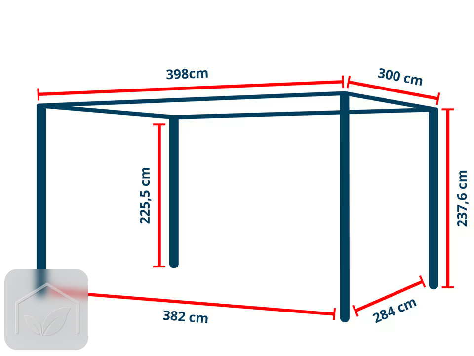 Pergola Bioclimatique 3x4 m Classic Plus en Acier (Anthracite RAL 7016) — photo 10