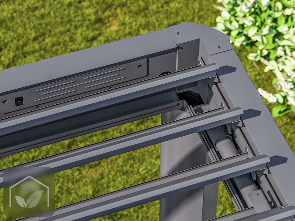 Pergola Bioclimatique 3,5x3,5 m Luma Premium (Anthracite RAL 7016) — photo 5