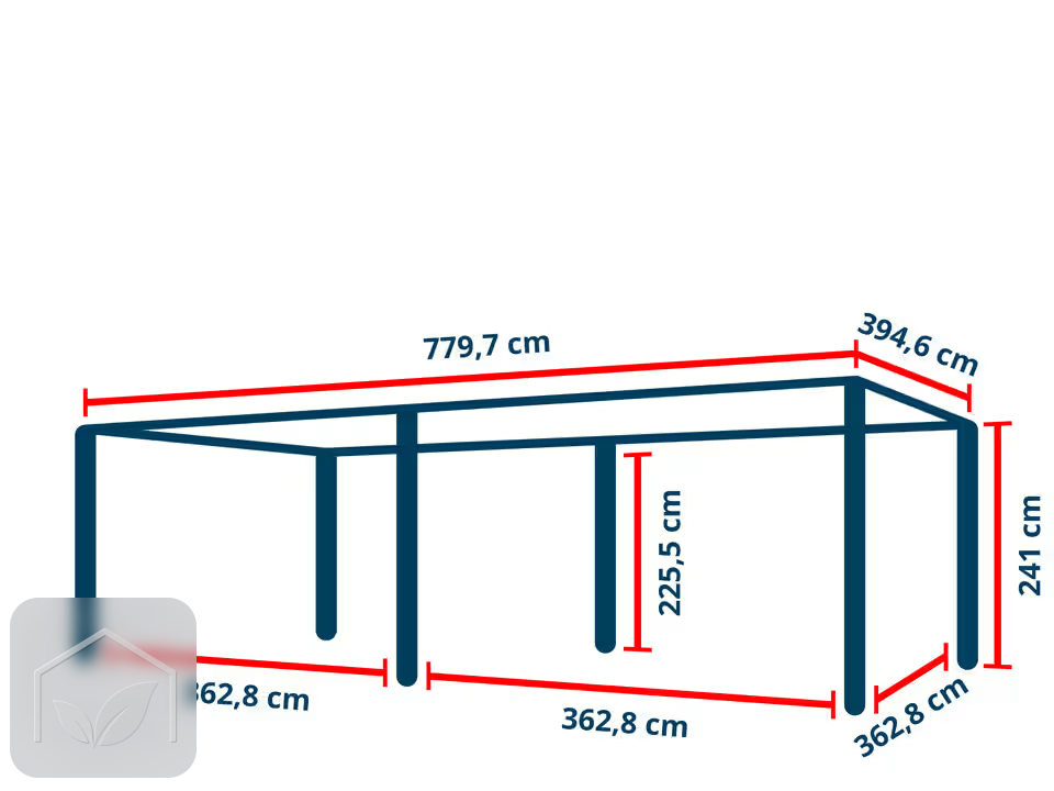 Pergola Bioclimatique 4x8 m Luma Deluxe Tout Aluminium (Anthracite RAL 7016) — photo 9