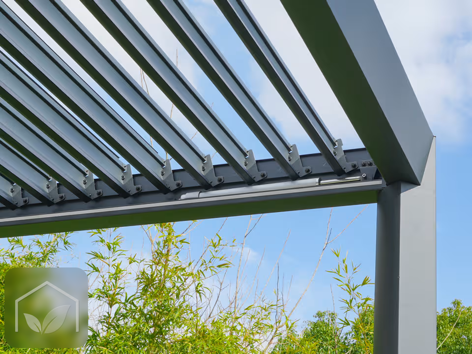 Pergola Bioclimatique 4x3,5 m Luma Deluxe Tout Aluminium (Anthracite RAL 7016) — photo 6