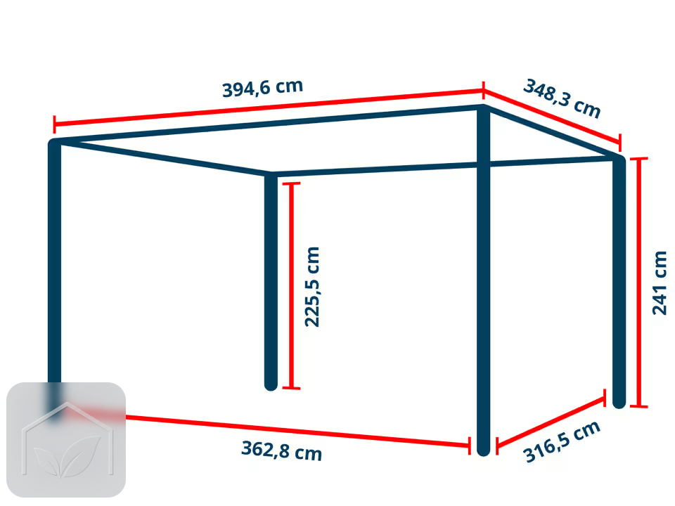 Pergola Bioclimatique 4x3,5 m Luma Deluxe Tout Aluminium (Anthracite RAL 7016) — photo 9