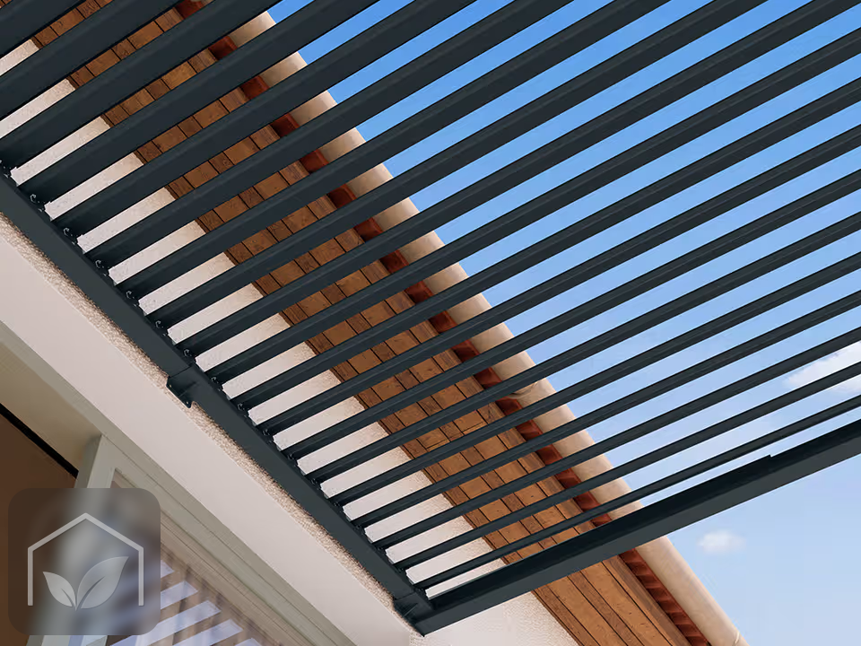Pergola Bioclimatique Adossée 3x4 m Premium (Anthracite RAL 7016) — photo 5