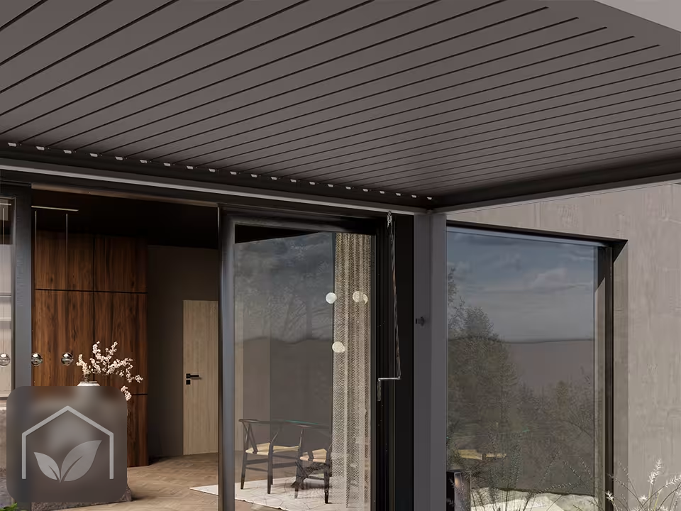 Pergola Bioclimatique Aluminium 3x3 m Deluxe — photo 5