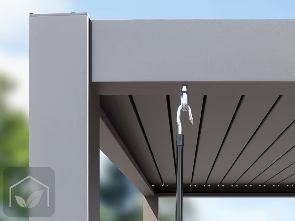 Pergola Bioclimatique Aluminium 3x3 m Deluxe — photo 7