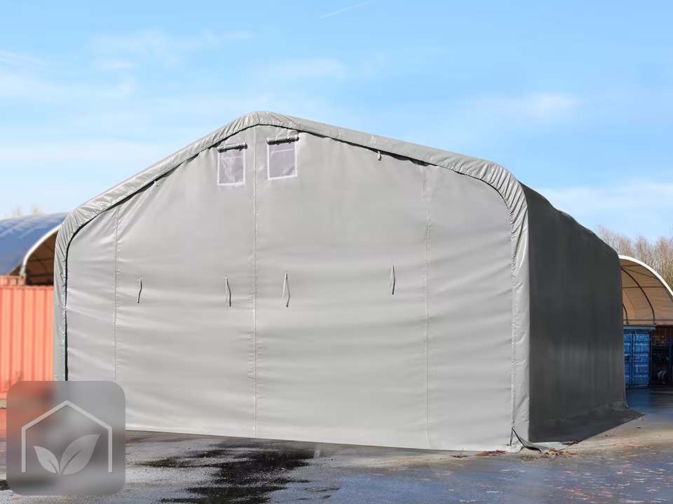 6x6 m hangar, porte 4,1x2,9 m, toile PVC de 850 — photo 11