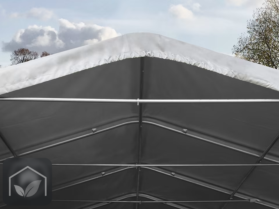 6x6 m hangar, porte 4,1x2,9 m, toile PVC de 850 — photo 13