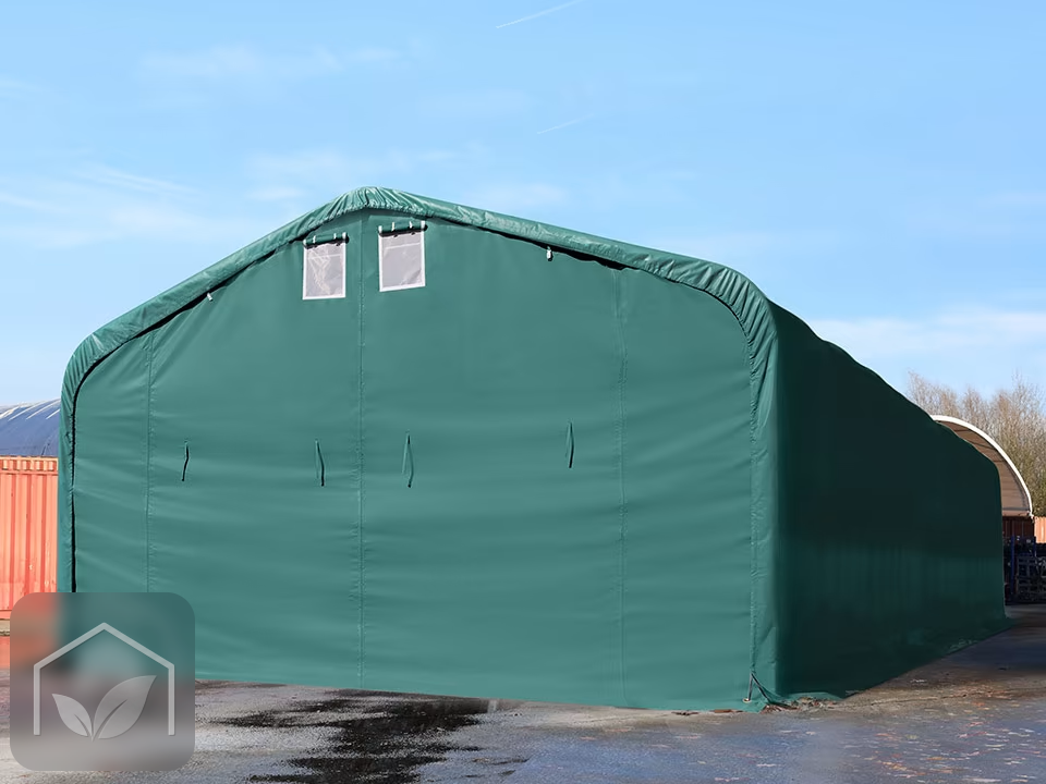 6x12 m hangar, porte 4,1x2,9 m, toile PRIMEtex 2300 — photo 11