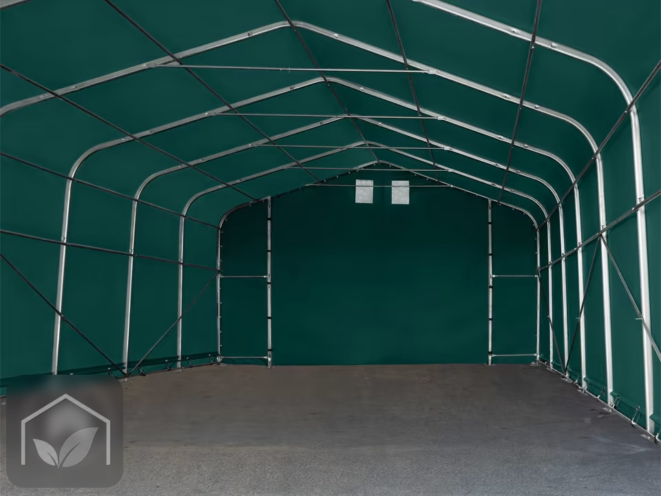6x12 m hangar, porte 4,1x2,9 m, toile PRIMEtex 2300 — photo 12