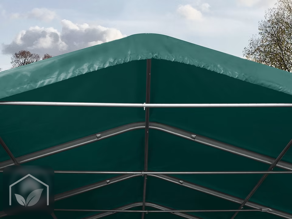 6x12 m hangar, porte 4,1x2,9 m, toile PRIMEtex 2300 — photo 13