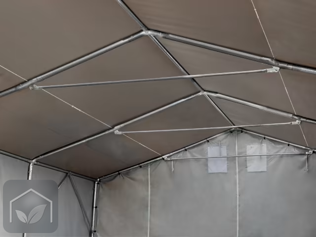 4x8 m hangar, PRIMEtex 2300, H. 3m avec porte actionnée par traction — photo 5