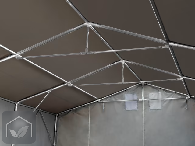 6x10 m hangar, PRIMEtex 2300, H. 3m avec porte actionnée par traction — photo 5