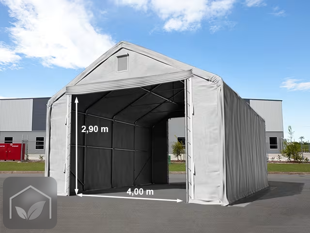 6x8 m hangar, porte 4x3,35 m, PRIMEtex 2300