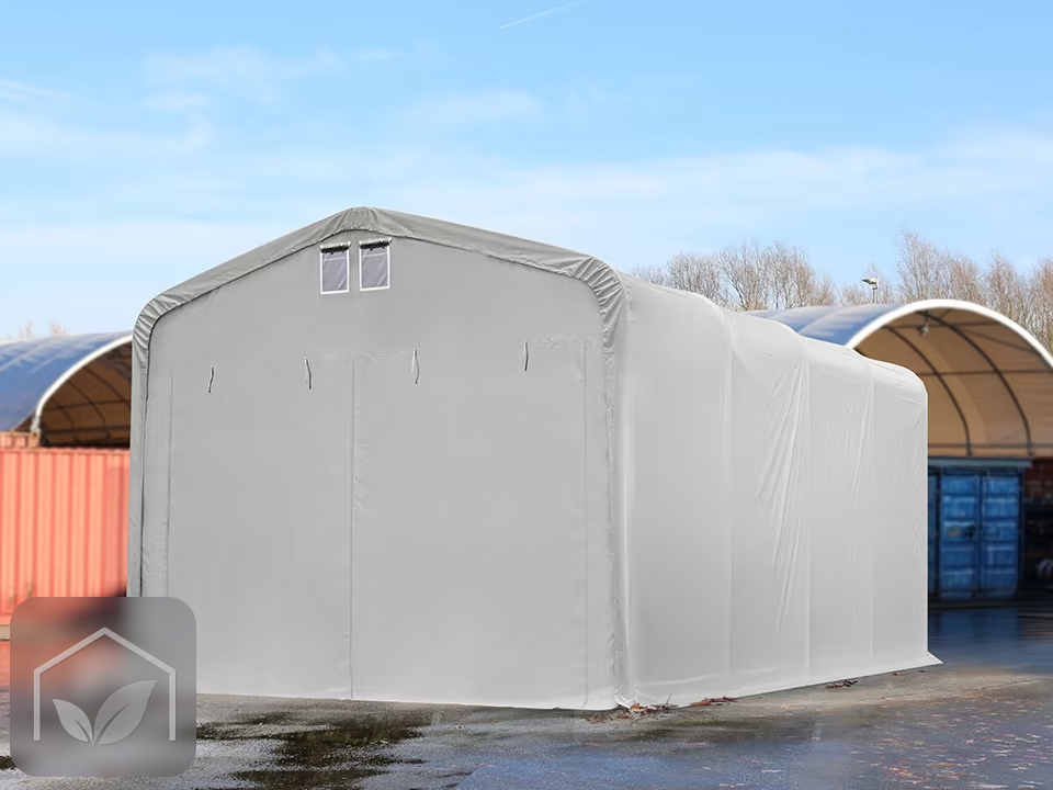 5x8 m hangar, porte 4,1x2,5 m, toile PVC de 850 — photo 2