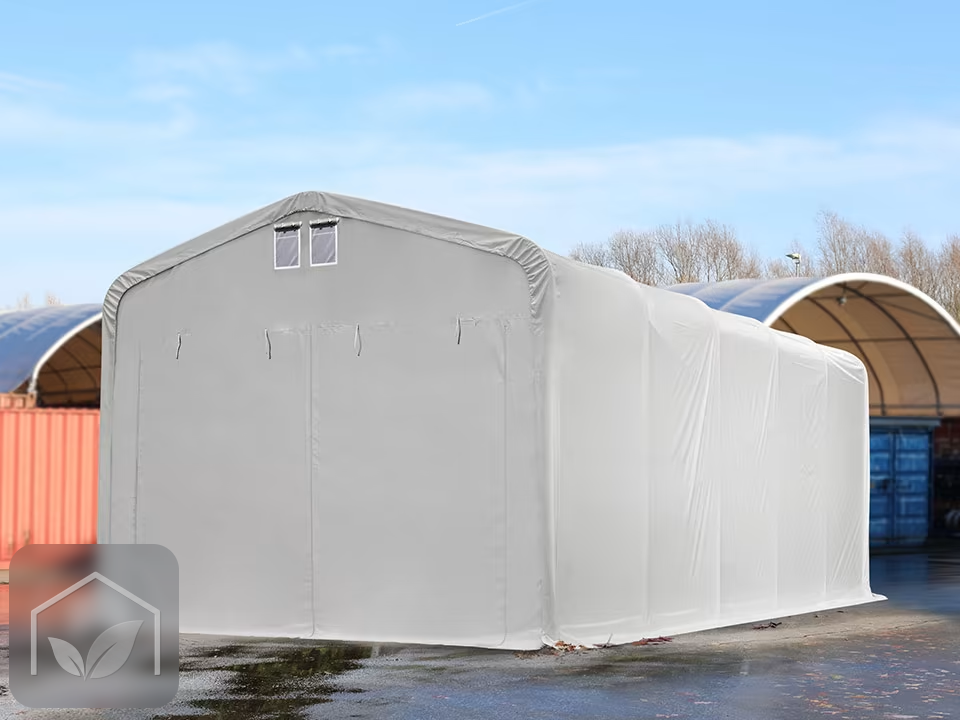 5x10 m hangar, porte 4,1x2,5 m, toile PVC de 850 — photo 2
