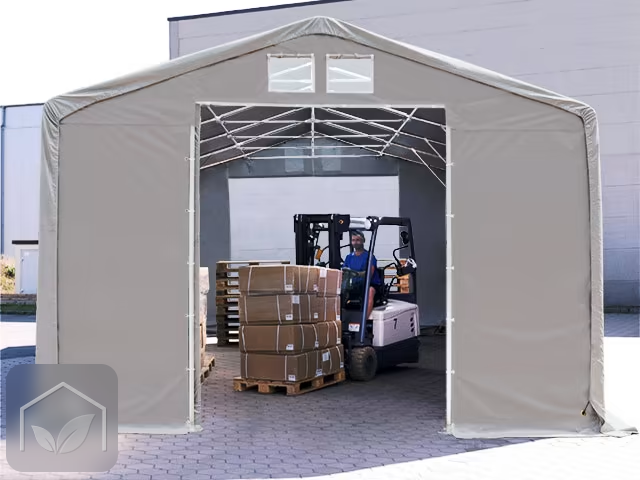 8x8 m hangar, PRIMEtex 2300, H. 4 m avec porte coulissante — photo 3