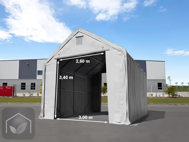5x10 m hangar, porte 3x3,4 m, PRIMEtex 2300